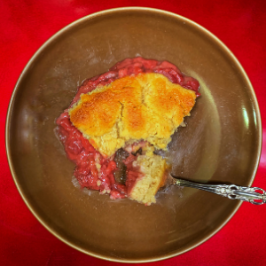 Strawberry-batter-cake-recipe-the-cretan-nutritionist-slice