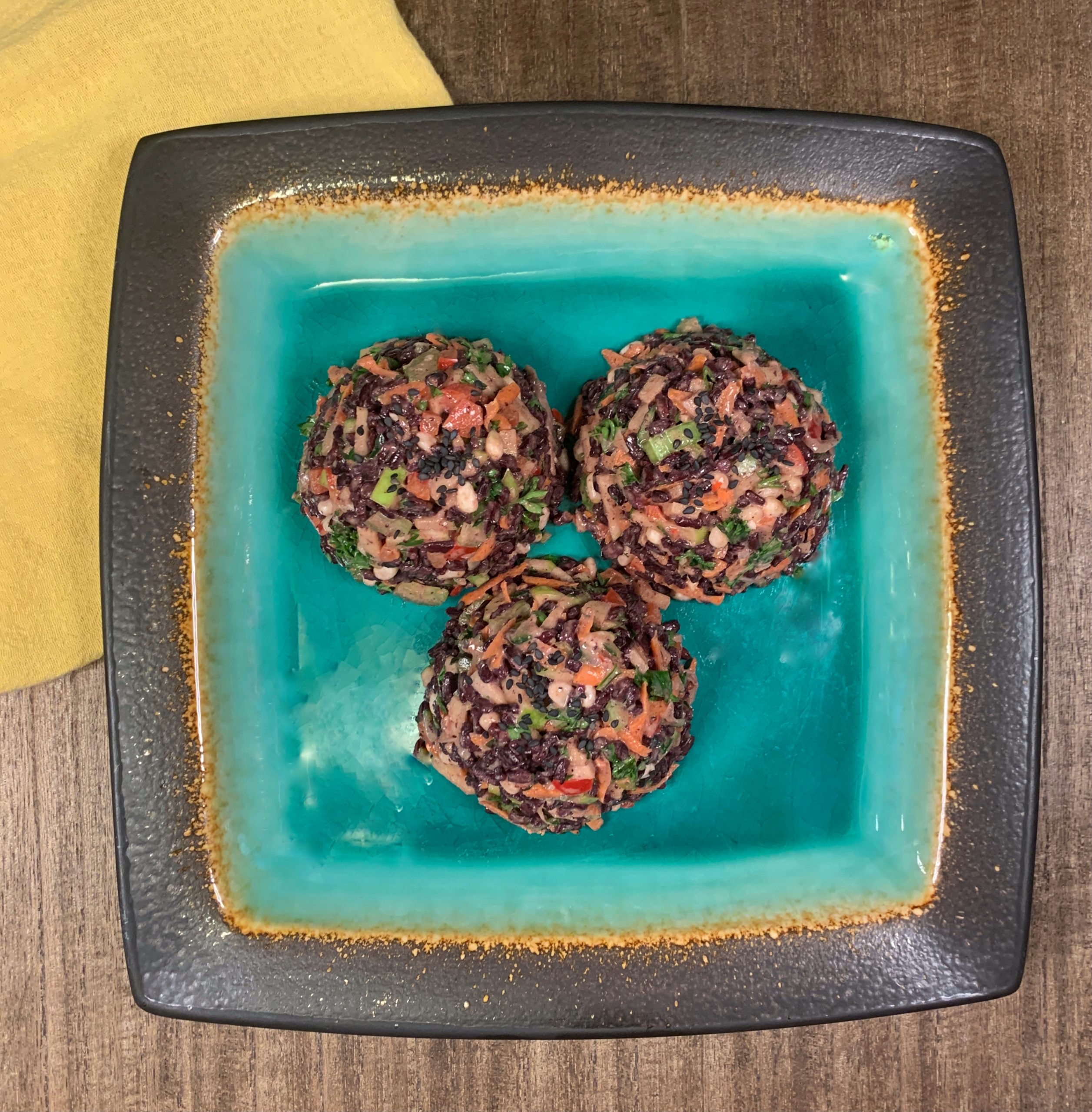 Sweet & Tangy Black Rice Salad